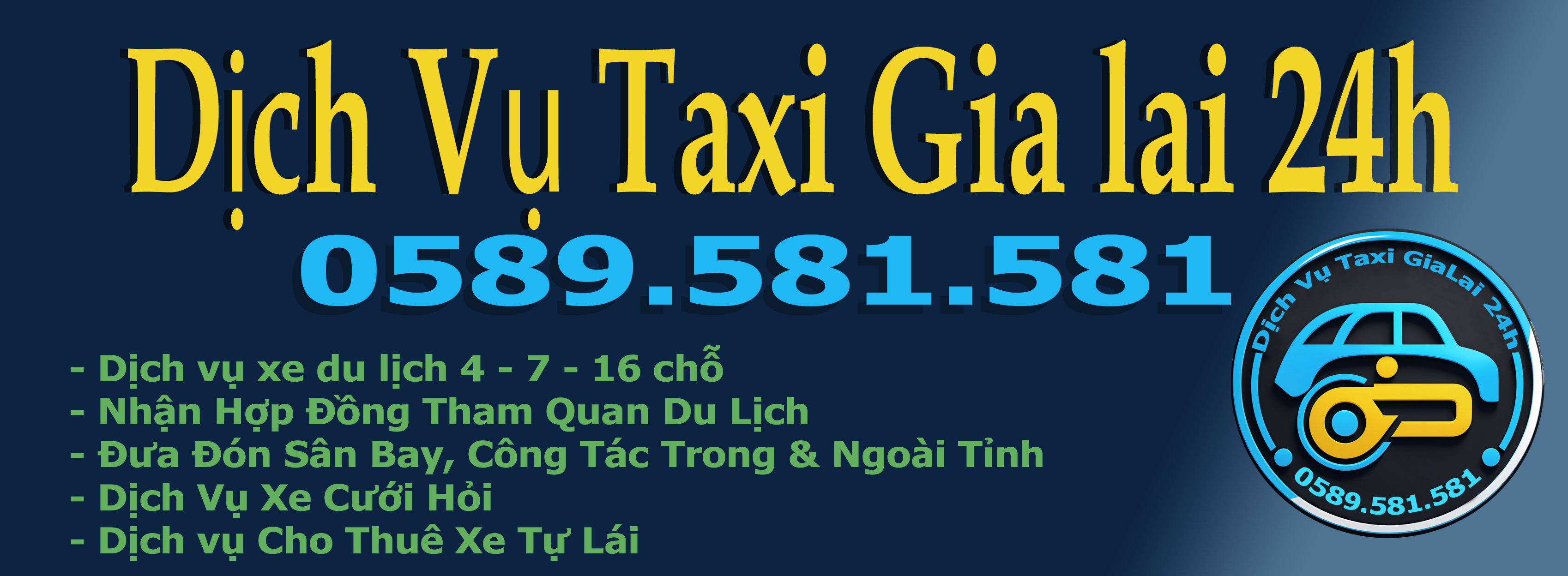 Dịch Vụ Taxi Gia Lai 24h