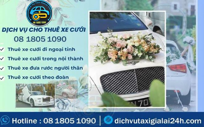 dịch vụ xe cưới hỏi gia lai