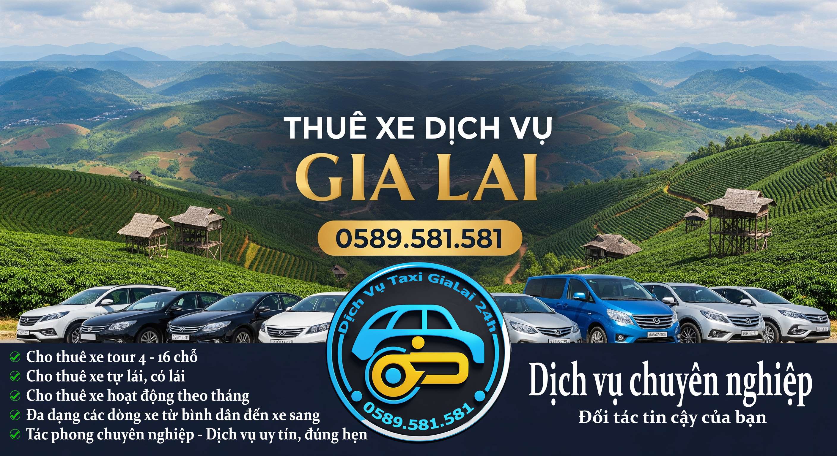 xe dịch vụ gia lai