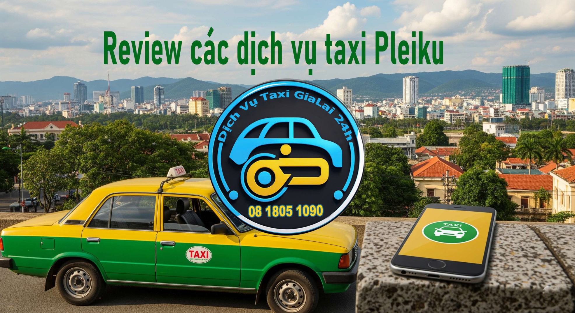 dịch vụ taxi pleiku