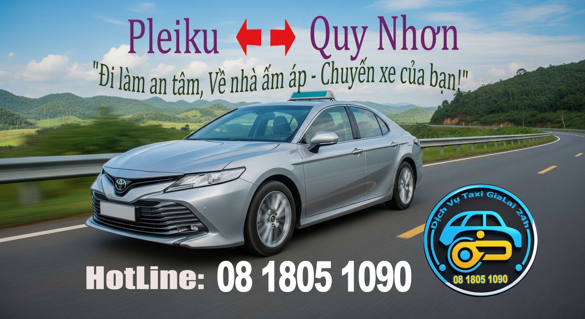 xe hợp đồng pleiku đi quy nhơn